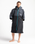 The Robie Dry Series Recycled Short Sleeve Changing Robe in Black, Charcoal & Blue Atoll