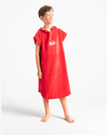 The Robie Junior Original-Series Short Sleeve Changing Robe in Coral