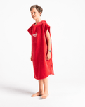 The Robie Junior Original-Series Short Sleeve Changing Robe in Coral