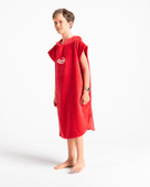 The Robie Junior Original-Series Short Sleeve Changing Robe in Coral