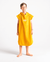 The Robie Junior Original-Series Short Sleeve Changing Robe in Saffron