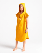 The Robie Junior Original-Series Short Sleeve Changing Robe in Saffron