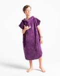 The Robie Junior Original-Series Short Sleeve Changing Robe in Ultra Violet