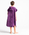 The Robie Junior Original-Series Short Sleeve Changing Robe in Ultra Violet
