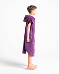 The Robie Junior Original-Series Short Sleeve Changing Robe in Ultra Violet