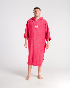 The Robie Original-Series Long Sleeve Changing Robe in Coral