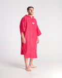 The Robie Original-Series Long Sleeve Changing Robe in Coral