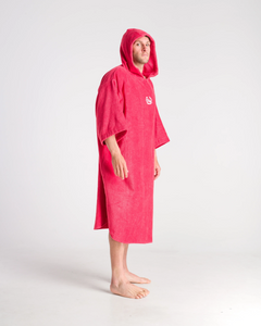 The Robie Original-Series Long Sleeve Changing Robe in Coral