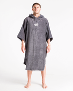 The Robie Original-Series Long Sleeve Changing Robe in Steel Grey