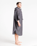 The Robie Original-Series Long Sleeve Changing Robe in Steel Grey