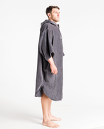 The Robie Original-Series Long Sleeve Changing Robe in Steel Grey