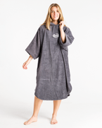 The Robie Original-Series Long Sleeve Changing Robe in Steel Grey