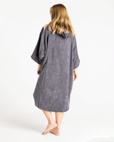 The Robie Original-Series Long Sleeve Changing Robe in Steel Grey