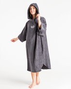 The Robie Original-Series Long Sleeve Changing Robe in Steel Grey