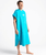 The Robie Original-Series Short Sleeve Changing Robe in Blue Atoll