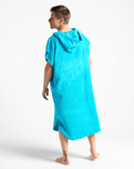 The Robie Original-Series Short Sleeve Changing Robe in Blue Atoll