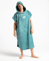 The Robie Original-Series Short Sleeve Changing Robe in Oil Blue