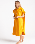 The Robie Original-Series Short Sleeve Changing Robe  in Saffron