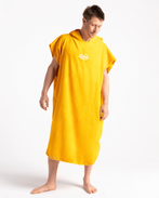 The Robie Original-Series Short Sleeve Changing Robe  in Saffron