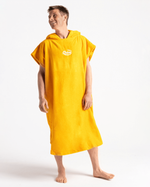 The Robie Original-Series Short Sleeve Changing Robe  in Saffron