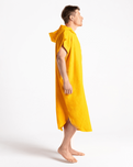 The Robie Original-Series Short Sleeve Changing Robe  in Saffron