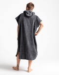 The Robie Original-Series Short Sleeve Changing Robe in Steel Grey