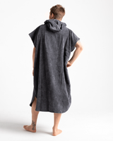 The Robie Original-Series Short Sleeve Changing Robe in Steel Grey