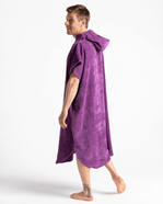 The Robie Original-Series Short Sleeve Changing Robe in Ultra Violet