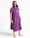 The Robie Original-Series Short Sleeve Changing Robe in Ultra Violet