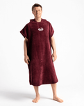 The Robie Original-Series Short Sleeve Changing Robe in Wine