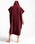 The Robie Original-Series Short Sleeve Changing Robe in Wine