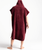 The Robie Original-Series Short Sleeve Changing Robe in Wine