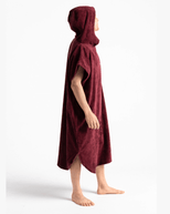 The Robie Original-Series Short Sleeve Changing Robe in Wine