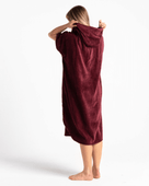 The Robie Original-Series Short Sleeve Changing Robe in Wine