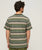 Relaxed Stripe T-Shirt in Olive Stripe