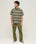 Relaxed Stripe T-Shirt in Olive Stripe