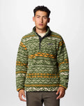 Rugged Ridge Half Snap Fleece Jacket in Canteen Madras Multi