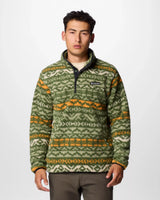 Rugged Ridge Half Snap Fleece Jacket in Canteen Madras Multi