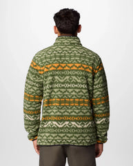 Rugged Ridge Half Snap Fleece Jacket in Canteen Madras Multi