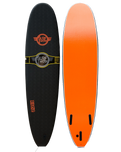 The Alder Surfworx Ribeye Mini Mal 7'0" Softboard in Black