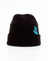 Screaming Mini Hand Beanie in Black