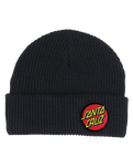 Classic Dot Beanie in Black