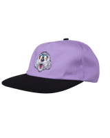 The Santa Cruz Mens Mccoy Donut Dog Cap in Digital Lavender