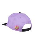 The Santa Cruz Mens Mccoy Donut Dog Cap in Digital Lavender