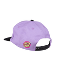 The Santa Cruz Mens Mccoy Donut Dog Cap in Digital Lavender