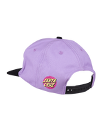 The Santa Cruz Mens Mccoy Donut Dog Cap in Digital Lavender