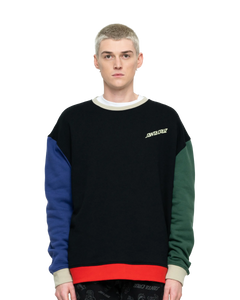 The Santa Cruz Mens Shadowless Dot Sweatshirt in Black & Multi