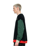 The Santa Cruz Mens Shadowless Dot Sweatshirt in Black & Multi