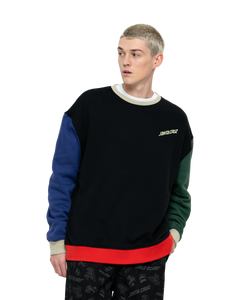 The Santa Cruz Mens Shadowless Dot Sweatshirt in Black & Multi