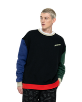 The Santa Cruz Mens Shadowless Dot Sweatshirt in Black & Multi